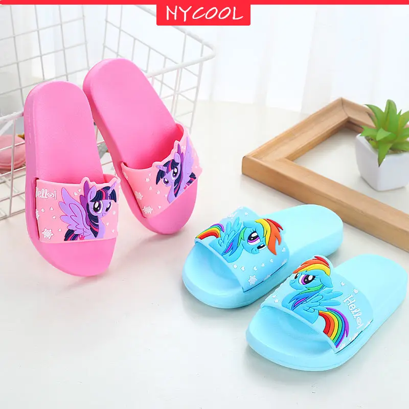 NYCOOL Girls Kids Shoes Cute Pony Cartoon Children Slippers Soft Non-slip Pupil Junior Footwear Outdoor Beach Shoes 2020 Summer
NYCOOL Girls Kids Shoes Cute Pony Cartoon Children Slippers Soft Non-slip Pupil Junior Footwear Outdoor Beach Shoes 2020 Summer