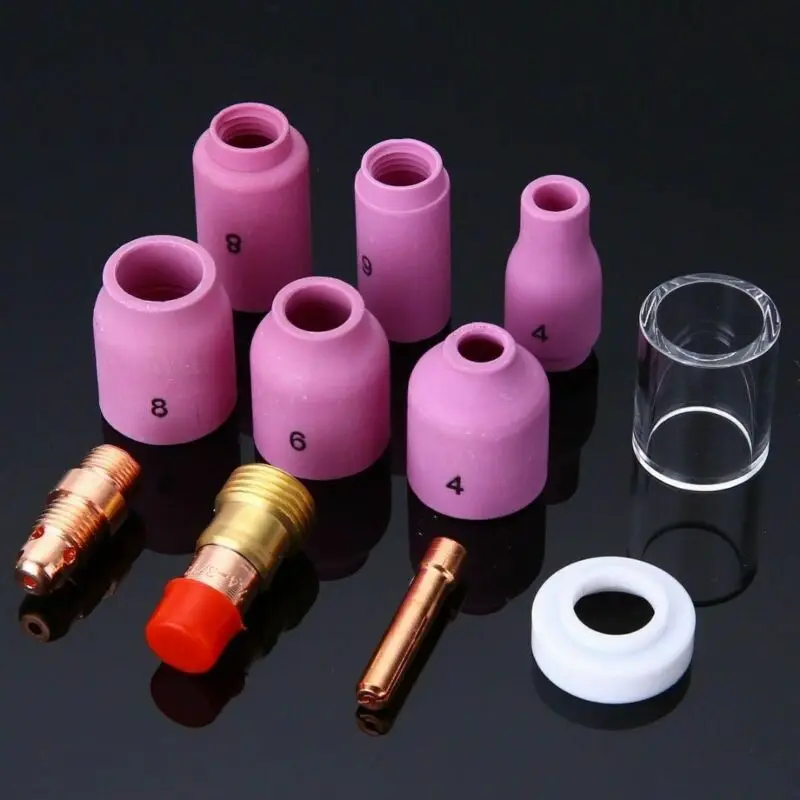 40x Welder Torch Stubby Gas Lens Pyrex Glass Cups Nozzle Kit For Tig WP-17/18/26
40x Welder Torch Stubby Gas Lens Pyrex Glass Cups Nozzle Kit For Tig WP-17/18/26
