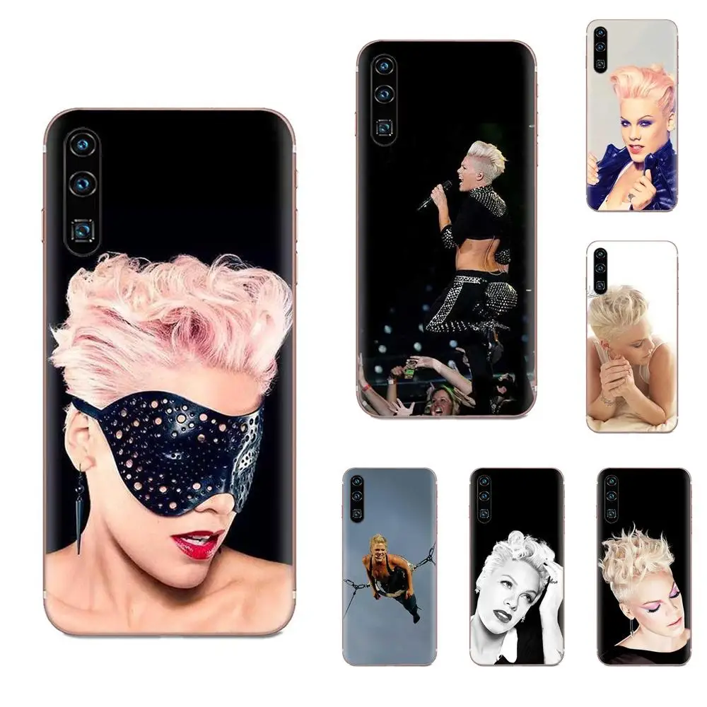 Силиконовый чехол для телефона P!nk розовый болит 2b H аналого-цифровой