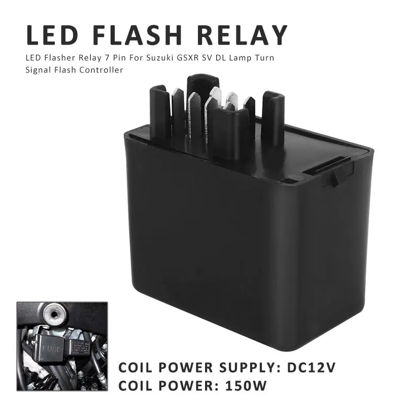 Common LED Durable Turn Signal Relay LED Flash Controller Speed Flasher Indicator Blinker DC12V Flasher Relay
Common LED Durable Turn Signal Relay LED Flash Controller Speed Flasher Indicator Blinker DC12V Flasher Relay