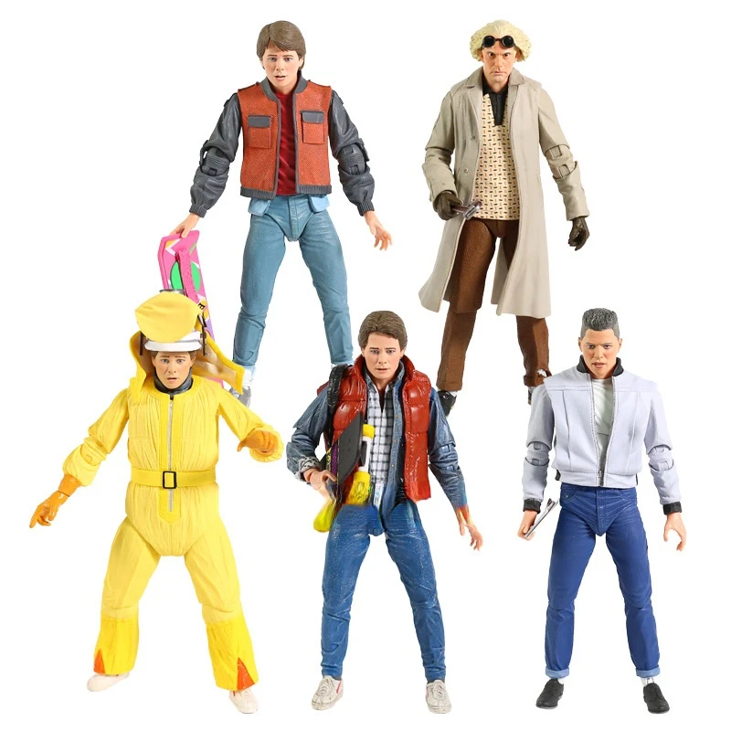 

NECA Back to the Future Ultimate Marty McFly Biff tanen Doc Brown, экшн-фигурка в масштабе 7 дюймов, Коллекционная модель, игрушка