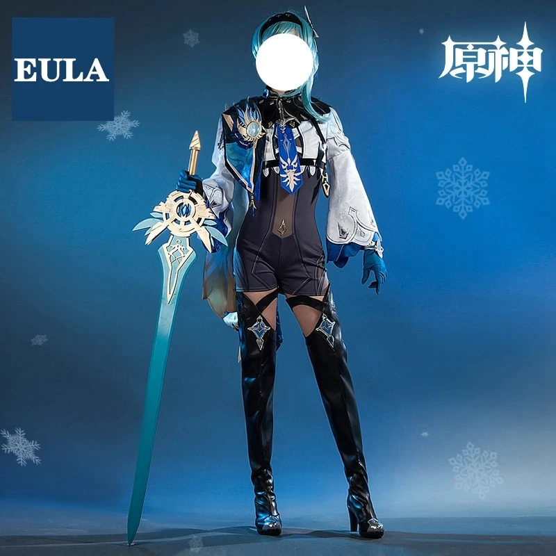 Eula Stretch Jumpsuit Game Genshin Imapct Costumes Anime Project Cosplay Clothes Halloween Women's Coats Cloaks Accessories Set
Eula Stretch Jumpsuit Game Genshin Imapct Costumes Anime Project Cosplay Clothes Halloween Women's Coats Cloaks Accessories Set