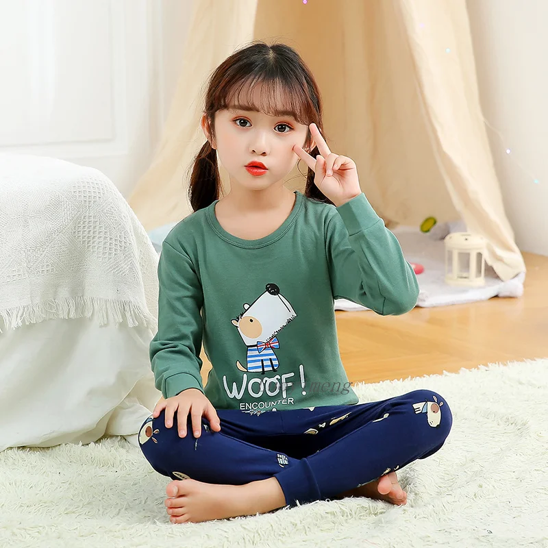 Kids Girls Pajamas Set Children's Sleepwear Baby Boys Girls Clothes Cartoon Pyjamas Pijamas Cotton Nightwear Clothes 3-13Y Suit
Kids Girls Pajamas Set Children's Sleepwear Baby Boys Girls Clothes Cartoon Pyjamas Pijamas Cotton Nightwear Clothes 3-13Y Suit