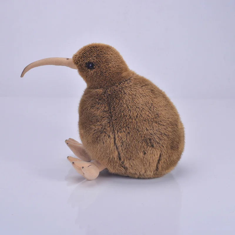 [Funny] Zoo 28cm Simulation Lifelike Kiwi Plush Toys Soft bird Stuffed Animals doll Birthday Christmas Gifts For Kids | Игрушки и хобби