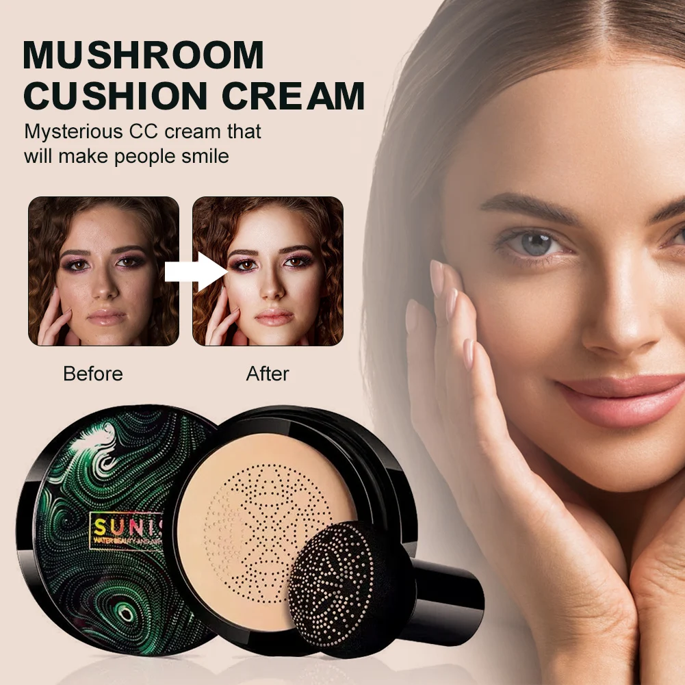 BB Cream Air Cushion CC Cream Mushroom Head Foundation Long Lasting Concealer Moisturizing Face Makeup Natural BB Cream
BB Cream Air Cushion CC Cream Mushroom Head Foundation Long Lasting Concealer Moisturizing Face Makeup Natural BB Cream