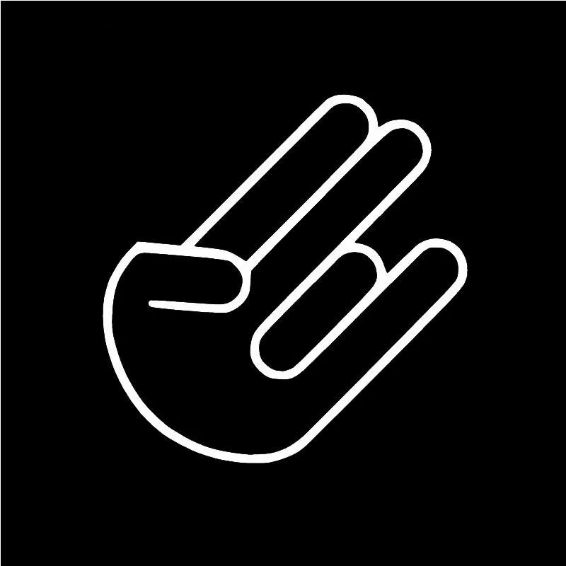 Car Sticker Finger Waterproof Personality Suitable for Window Covering Scratch Sticker PVC, 13cm X 13cm
Car Sticker Finger Waterproof Personality Suitable for Window Covering Scratch Sticker PVC, 13cm X 13cm
