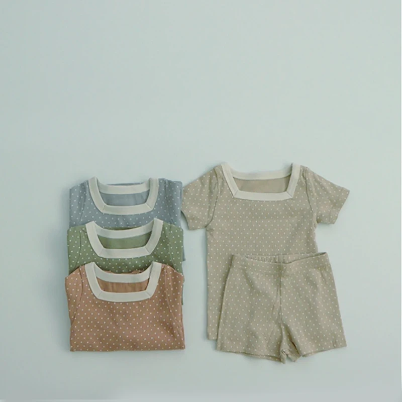 Melario Newborn Baby Girls Polka Dot Outfits Set Ruffled Tops and Shorts 2Pcs Sunsuits Baby Girl Fall Clothes Kids Clothing 
Melario Newborn Baby Girls Polka Dot Outfits Set Ruffled Tops and Shorts 2Pcs Sunsuits Baby Girl Fall Clothes Kids Clothing