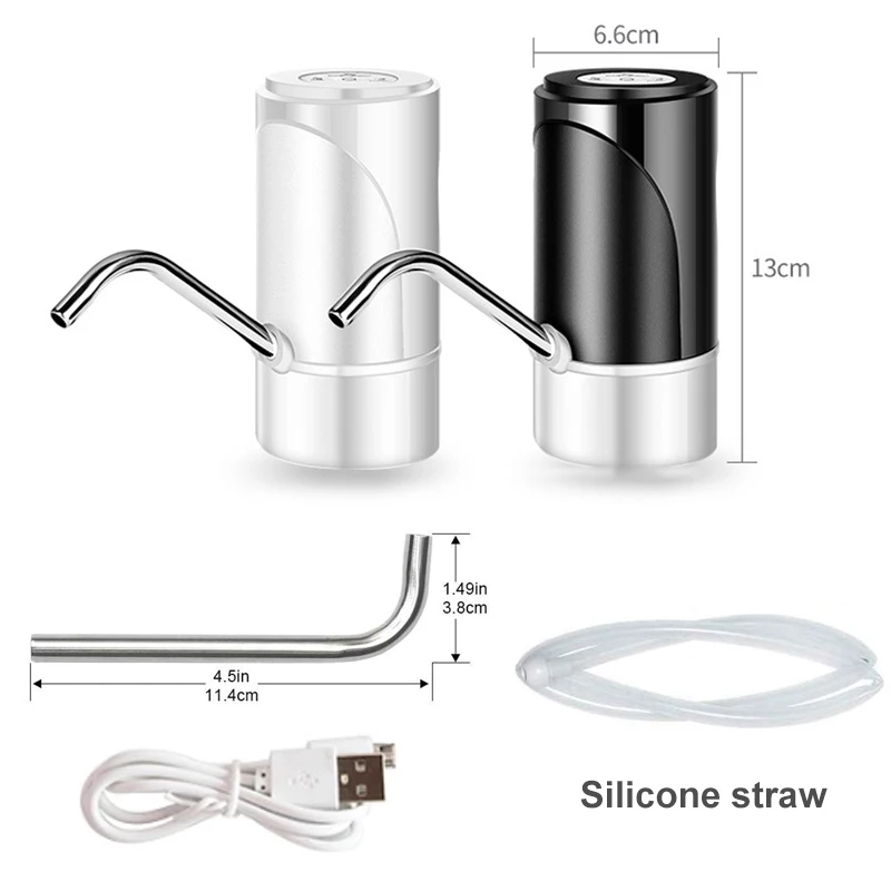 Automatic Water Bottle Pump Portable Electric Water Dispenser For Gallon Bottle Drinking USB Charging Home Outdoor Drinker
Automatic Water Bottle Pump Portable Electric Water Dispenser For Gallon Bottle Drinking USB Charging Home Outdoor Drinker