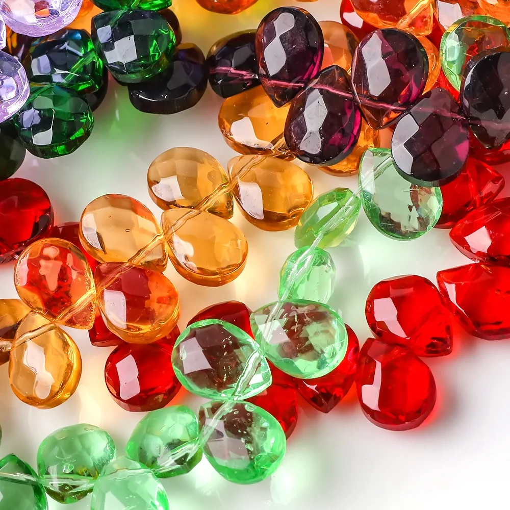 10pcs 9x12mm 12x15mm Teardrop Crystal Glass Faceted Loose Pendants Beads for Jewelry Making DIY Crafts Findings
10pcs 9x12mm 12x15mm Teardrop Crystal Glass Faceted Loose Pendants Beads for Jewelry Making DIY Crafts Findings