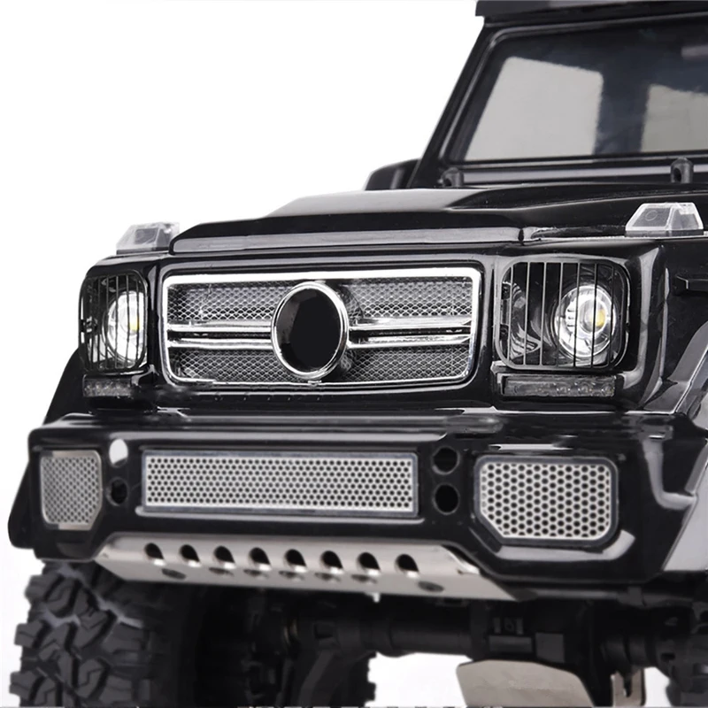 1 Pair Metal Headlight Lampshade Grille Cover for Traxxas TRX4 G500 TRX6 G63 1/10 RC Crawler Car Parts Accessories
1 Pair Metal Headlight Lampshade Grille Cover for Traxxas TRX4 G500 TRX6 G63 1/10 RC Crawler Car Parts Accessories