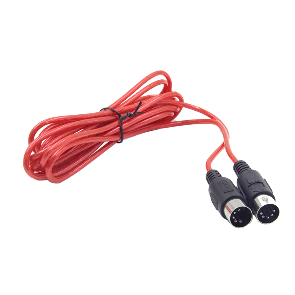 Red 5 Pin Male To 5 Pin Male MIDI Extension Cable Guitar Amplifier Connector 3 Meters
Red 5 Pin Male To 5 Pin Male MIDI Extension Cable Guitar Amplifier Connector 3 Meters