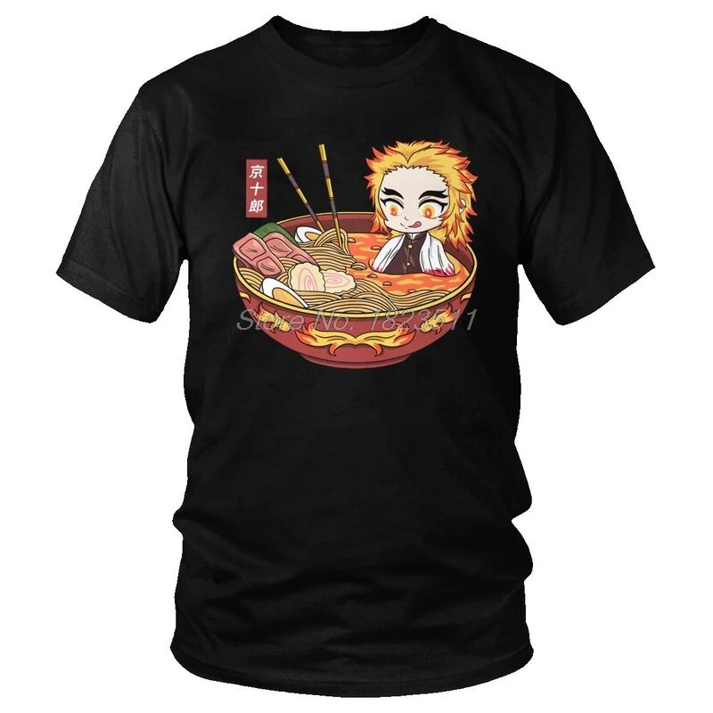 Ramen Men's Rengoku Kyojuro T-Shirt Harajuku Kimetsu No Yaiba Demon Slayer Tshirt Short Sleeve Hip Hop T Shirt Men Cotton Tees
Ramen Men's Rengoku Kyojuro T-Shirt Harajuku Kimetsu No Yaiba Demon Slayer Tshirt Short Sleeve Hip Hop T Shirt Men Cotton Tees