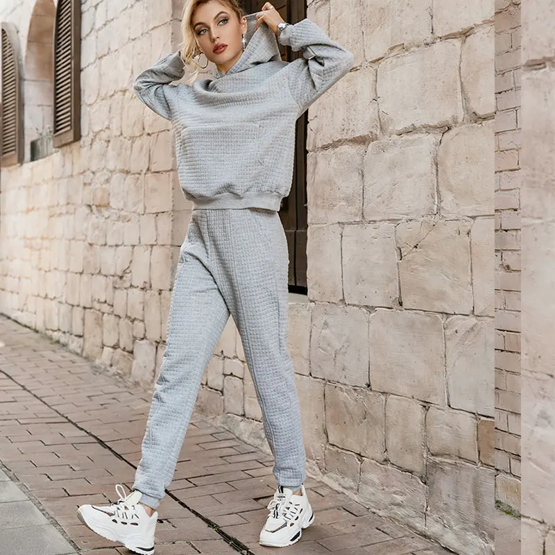 Casual Pocket Hooded Tracksuit Office Elastic Soft Drop Sleeves Sweatshirt Pant Sets Sportwear Hoodie Two-Piece Set 2021
Casual Pocket Hooded Tracksuit Office Elastic Soft Drop Sleeves Sweatshirt Pant Sets Sportwear Hoodie Two-Piece Set 2021
