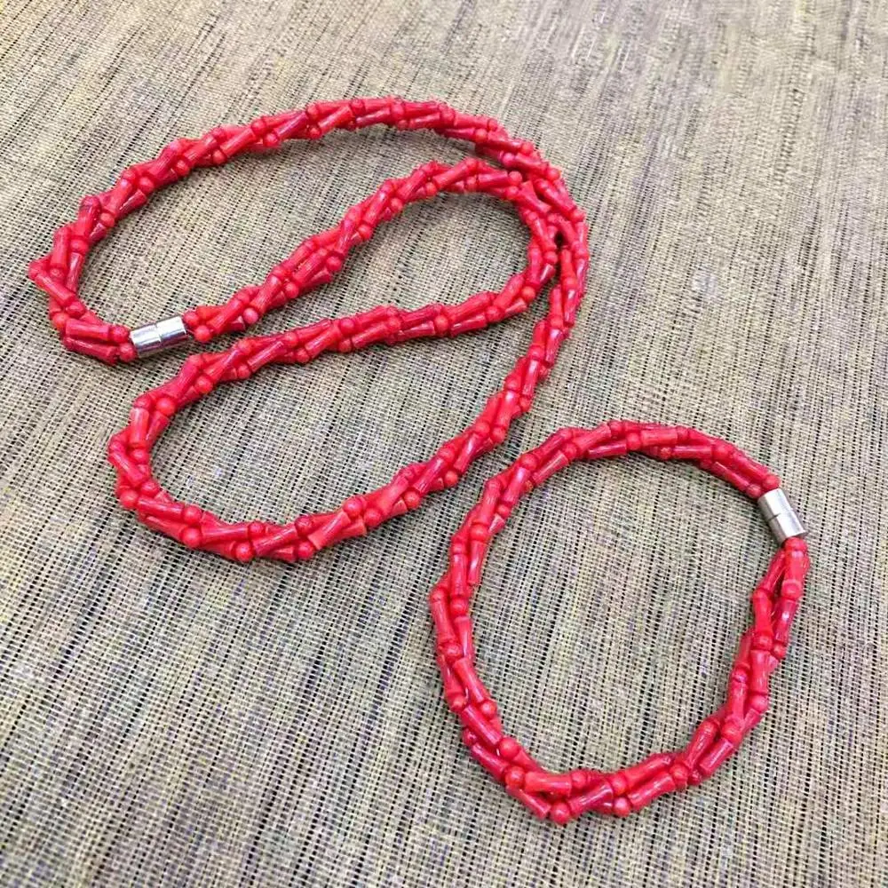 Красный коралл Бусы Свадебные украшения ожерелье ручная работы цепочка-ожерелье/браслет для женского
Красный коралл Бусы Свадебные украшения ожерелье ручная работы цепочка-ожерелье/браслет для женского