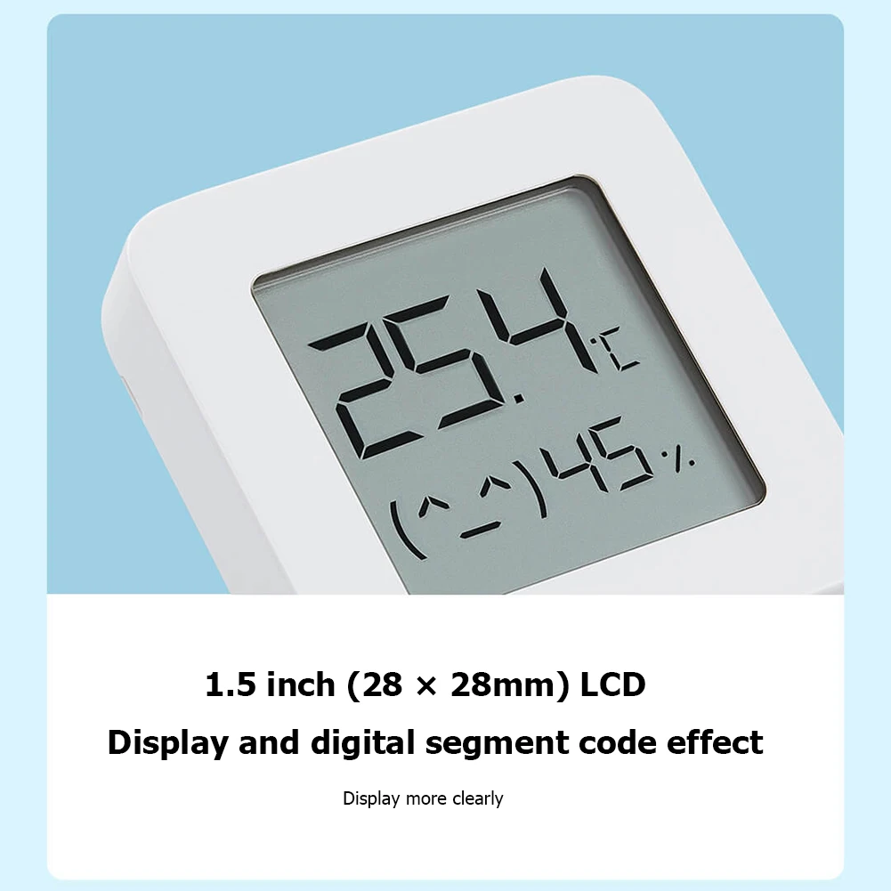 XIAOMI Bluetooth Digital Thermometer 2 LCD Screen Digital Moisture Meter Wireless Smart Temperature Humidity Sensor
XIAOMI Bluetooth Digital Thermometer 2 LCD Screen Digital Moisture Meter Wireless Smart Temperature Humidity Sensor