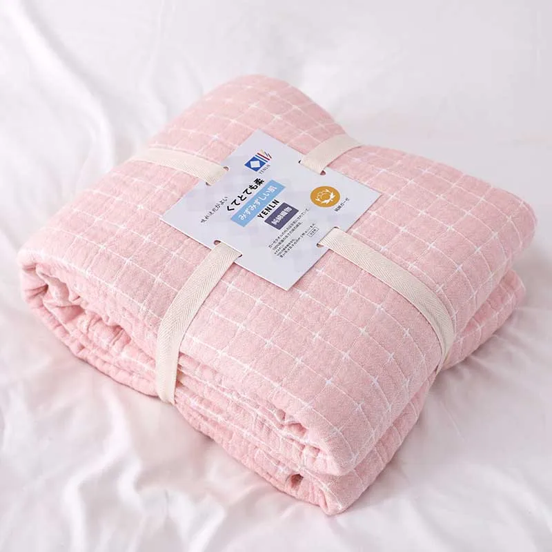 Хлопковое мягкое дешевое одеяло для кровати диван плед офисное покрывало отдыха