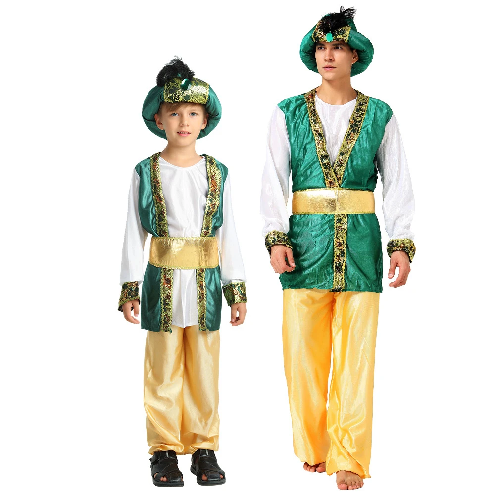 Arab Prince Cosplay Boys Halloween Costumes For Kids Adults Dubai Prince King Role Play Carnival Party
Arab Prince Cosplay Boys Halloween Costumes For Kids Adults Dubai Prince King Role Play Carnival Party