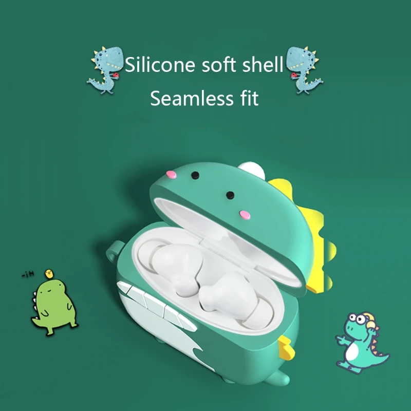 Cute Dinosaur Anti-fall Dust-proof Protective Cover Silicone Case for Hua-wei Freebuds 4i TWS Wireless Earphone
Cute Dinosaur Anti-fall Dust-proof Protective Cover Silicone Case for Hua-wei Freebuds 4i TWS Wireless Earphone
