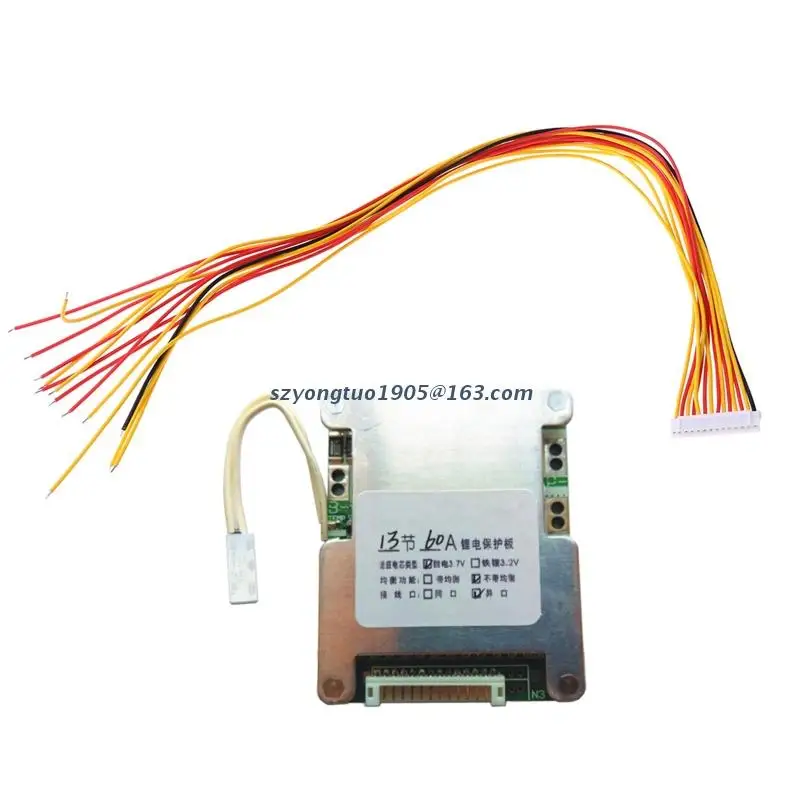 13S 48V 60A Battery Protection Board Li-ion Cell Battery BMS PCB Equalizer Board
13S 48V 60A Battery Protection Board Li-ion Cell Battery BMS PCB Equalizer Board