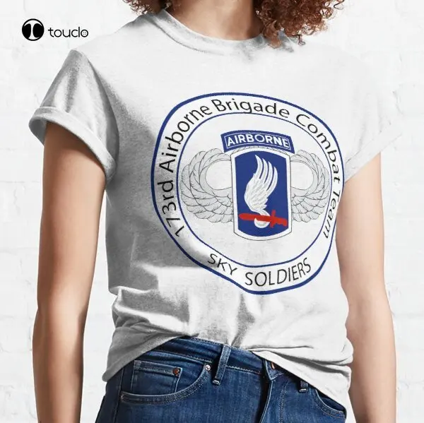 173Rd Airborne Sky Soldiers Classic T-Shirt Tee Shirt Art Shirt 
173Rd Airborne Sky Soldiers Classic T-Shirt Tee Shirt Art Shirt