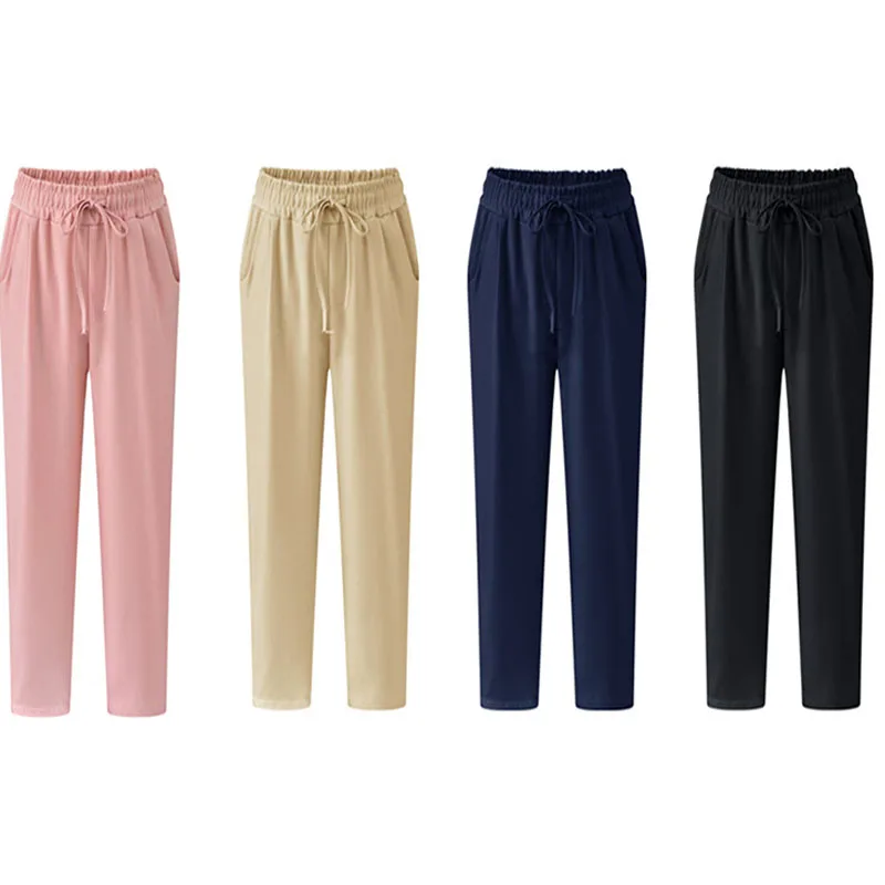 Women Harem Pants Fashion Elastic High Waist Loose Blue Casual Korean Pants Female Spring Summer Trousers 2021 Streetwear
Women Harem Pants Fashion Elastic High Waist Loose Blue Casual Korean Pants Female Spring Summer Trousers 2021 Streetwear