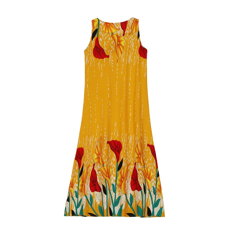 Plus Size Women Summer Long Dress 2020 New Loose Summer Clothes for Women Party Dresses Casual O-Neck Elegant Sleeveless Dress
Plus Size Women Summer Long Dress 2020 New Loose Summer Clothes for Women Party Dresses Casual O-Neck Elegant Sleeveless Dress