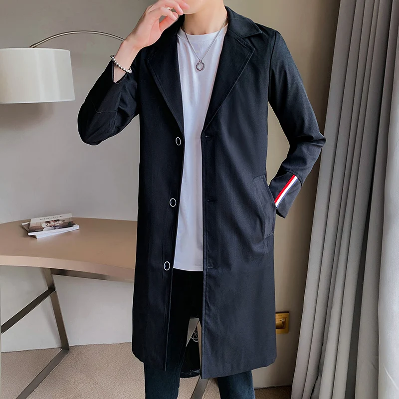 Streetwear Windbreaker Jacket Men Spring Autumn Casual Long Windbreaker Coat Fabric Korean Version Coats for Men Trench BG50TH
Streetwear Windbreaker Jacket Men Spring Autumn Casual Long Windbreaker Coat Fabric Korean Version Coats for Men Trench BG50TH