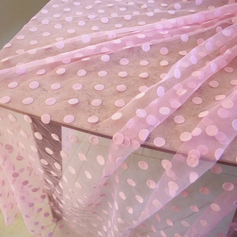 5 yards Pink Exquisite Colorful Polka Dots Tulle Lace Fabric Exquisite Bridal Wedding Lace Headband Fabric 59" width 16 Colors
5 yards Pink Exquisite Colorful Polka Dots Tulle Lace Fabric Exquisite Bridal Wedding Lace Headband Fabric 59" width 16 Colors