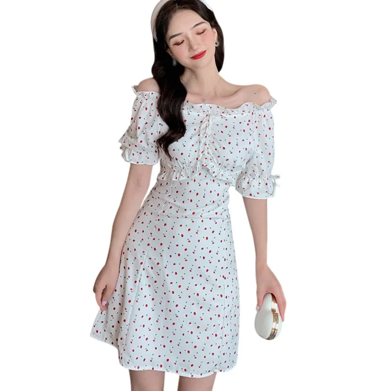 DAXIN Women Dresses Summer Sexy Square Collar Floral Print Dress Ruffle Puff Sleeve Lace-up A-Line Vestidos
DAXIN Women Dresses Summer Sexy Square Collar Floral Print Dress Ruffle Puff Sleeve Lace-up A-Line Vestidos