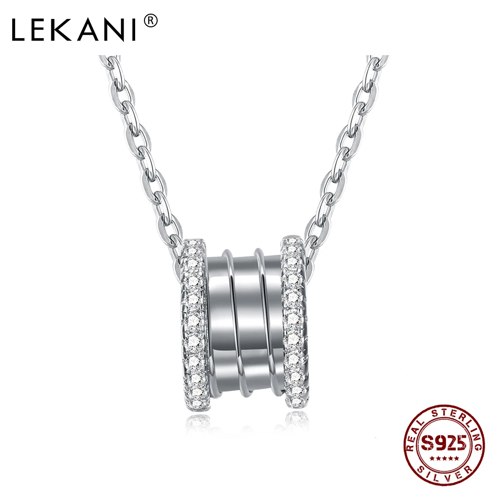 LEKANI S925 Sterling Silver Round Chokers Necklaces For Women Trendy Zircon Pendant Necklace Wedding Silver 925 Jewelry Hot Sale
LEKANI S925 Sterling Silver Round Chokers Necklaces For Women Trendy Zircon Pendant Necklace Wedding Silver 925 Jewelry Hot Sale