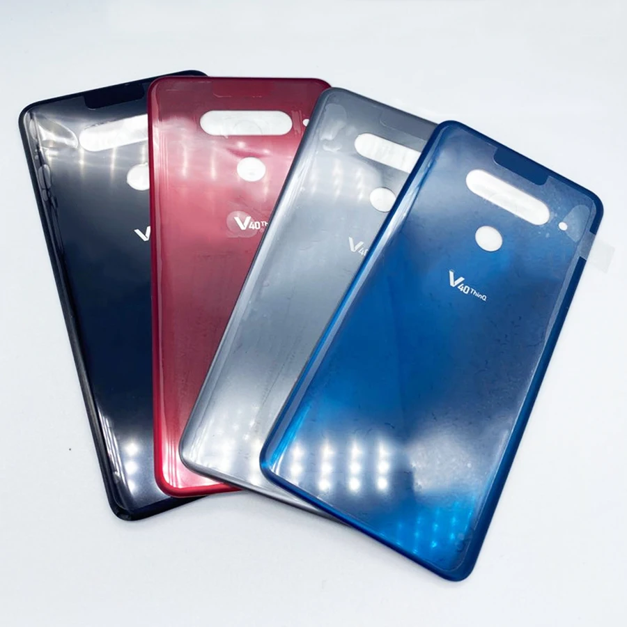 100% Original Glass Battery Cover For LG V40 ThinQ LM-V405QA V405QA V405TA Rear Housing Battery door Back Case + Adhesive
100% Original Glass Battery Cover For LG V40 ThinQ LM-V405QA V405QA V405TA Rear Housing Battery door Back Case + Adhesive