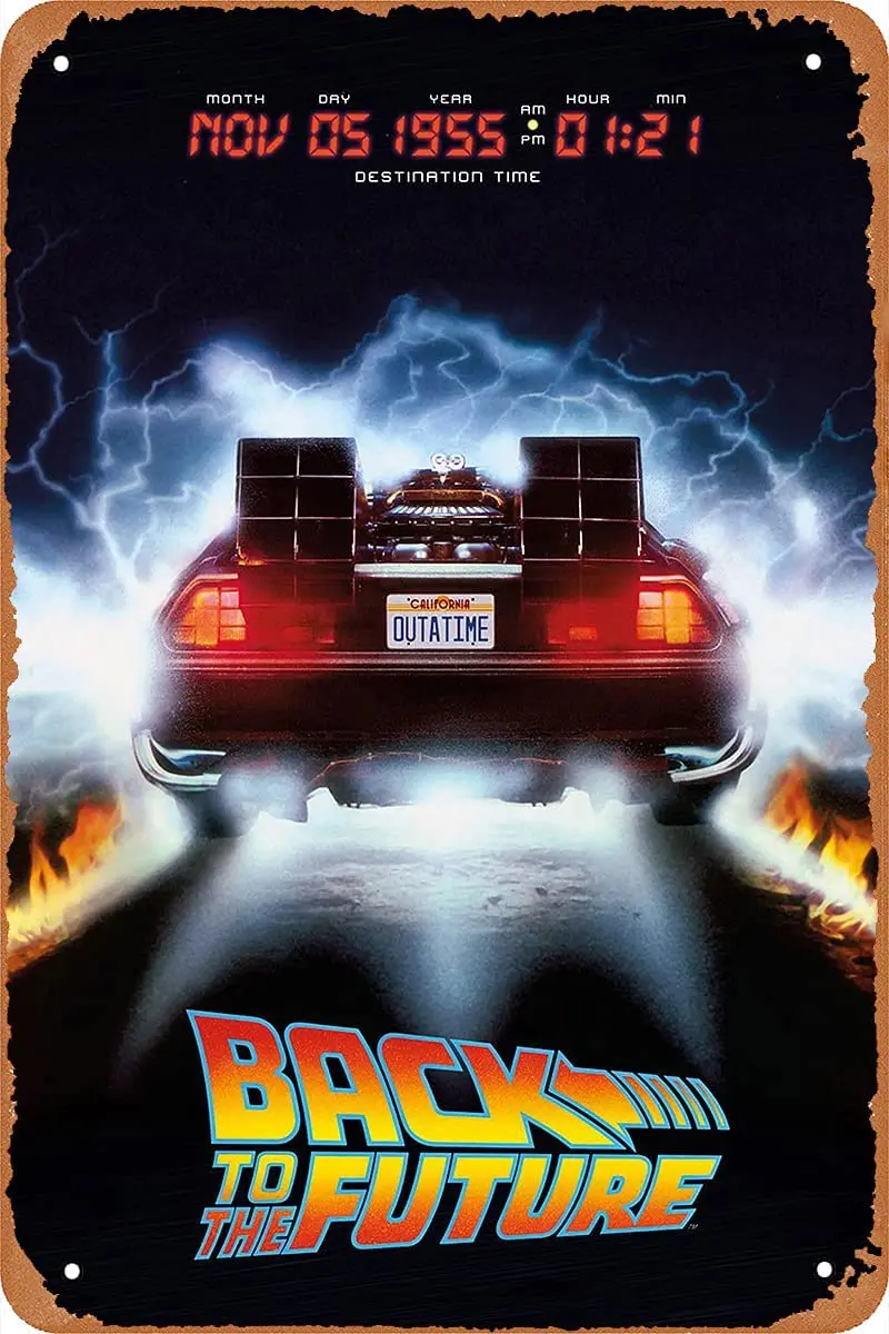Retro Metal Sign Vintage TIN Sign Movie Back to The Future Poster for Wall Decor Cafe Bar Office Home Art Sign Gift 12 X 8 inch
Retro Metal Sign Vintage TIN Sign Movie Back to The Future Poster for Wall Decor Cafe Bar Office Home Art Sign Gift 12 X 8 inch