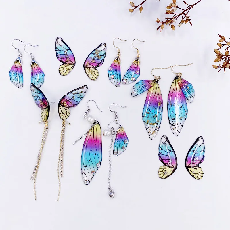 Minar Multiple Gradient Rainbow Butterfly Drop Dangle Earrings for Women Fantasy Sequins Rhinestone Cicada Wings Earrings Gift
Minar Multiple Gradient Rainbow Butterfly Drop Dangle Earrings for Women Fantasy Sequins Rhinestone Cicada Wings Earrings Gift