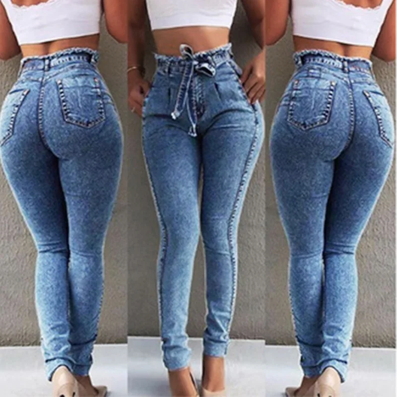 Women jeans High street fashion High Waist High Stretch Slim Pants Calf Length Office Lady Pants Are Classic For Women
Women jeans High street fashion High Waist High Stretch Slim Pants Calf Length Office Lady Pants Are Classic For Women
