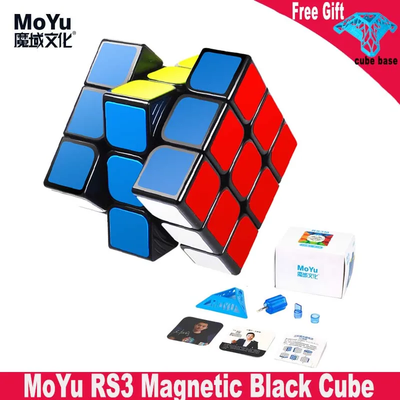 MOYU RS3M Black Magic Cube 3x3 Educational Toys for Children 3x3x3 cubing classroom RS3 M Magnets Speed Cube
MOYU RS3M Black Magic Cube 3x3 Educational Toys for Children 3x3x3 cubing classroom RS3 M Magnets Speed Cube