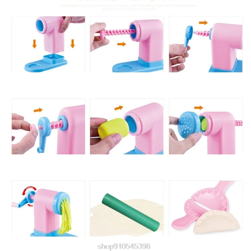 Children DIY Plasticine Noodle Maker Ice Cream Machine Mold Play Toy Fun Modeling Clay Dough Playset N04 20 Dropshipping 
Children DIY Plasticine Noodle Maker Ice Cream Machine Mold Play Toy Fun Modeling Clay Dough Playset N04 20 Dropshipping