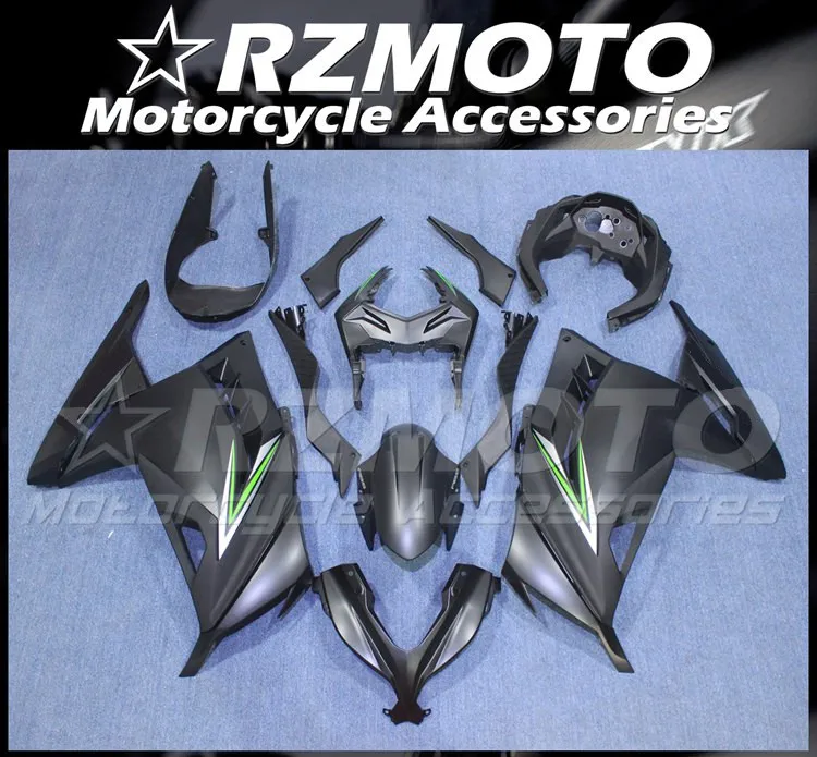 Injection Mold New ABS Motorcycle Whole Fairings kit Fit for Kawasaki Ninja 300 EX300 2013 2014 2015 2016 2017 2018 Matte black
Injection Mold New ABS Motorcycle Whole Fairings kit Fit for Kawasaki Ninja 300 EX300 2013 2014 2015 2016 2017 2018 Matte black