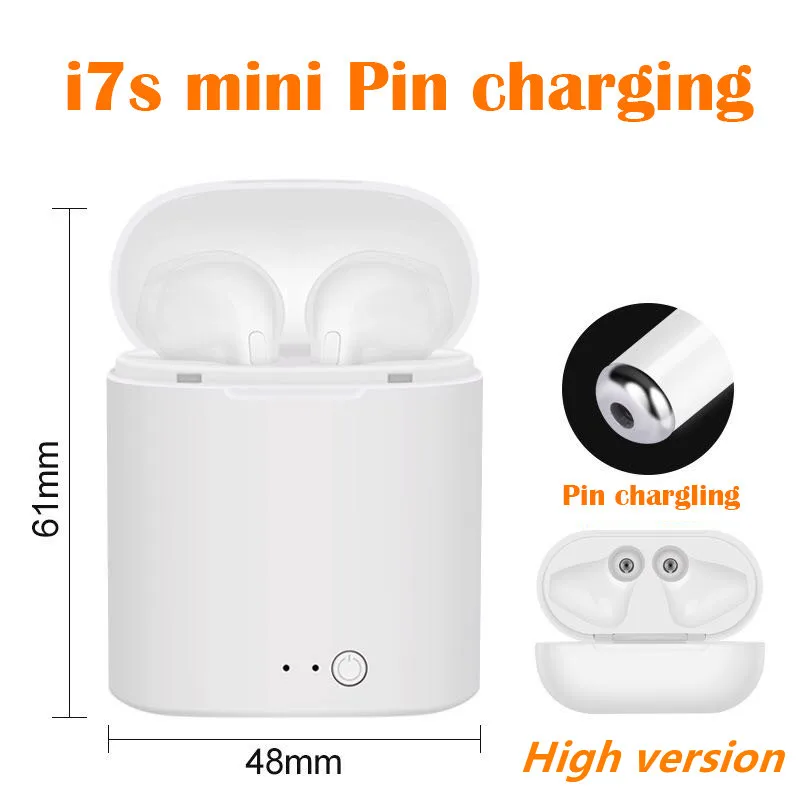 i7s Mini TWS Wireless headphones bluetooth 5.0 Earphones Sport Earbuds Stereo In-ear Music Headsets for iPhone Xiaomi Huawei | Электроника