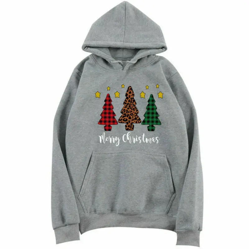 Casual Women Hoodies Christmas Tree Print Loose Sweatshirts Autumn Female Long Sleeve Pullover Tops with Pockets Sweatshirts
Casual Women Hoodies Christmas Tree Print Loose Sweatshirts Autumn Female Long Sleeve Pullover Tops with Pockets Sweatshirts