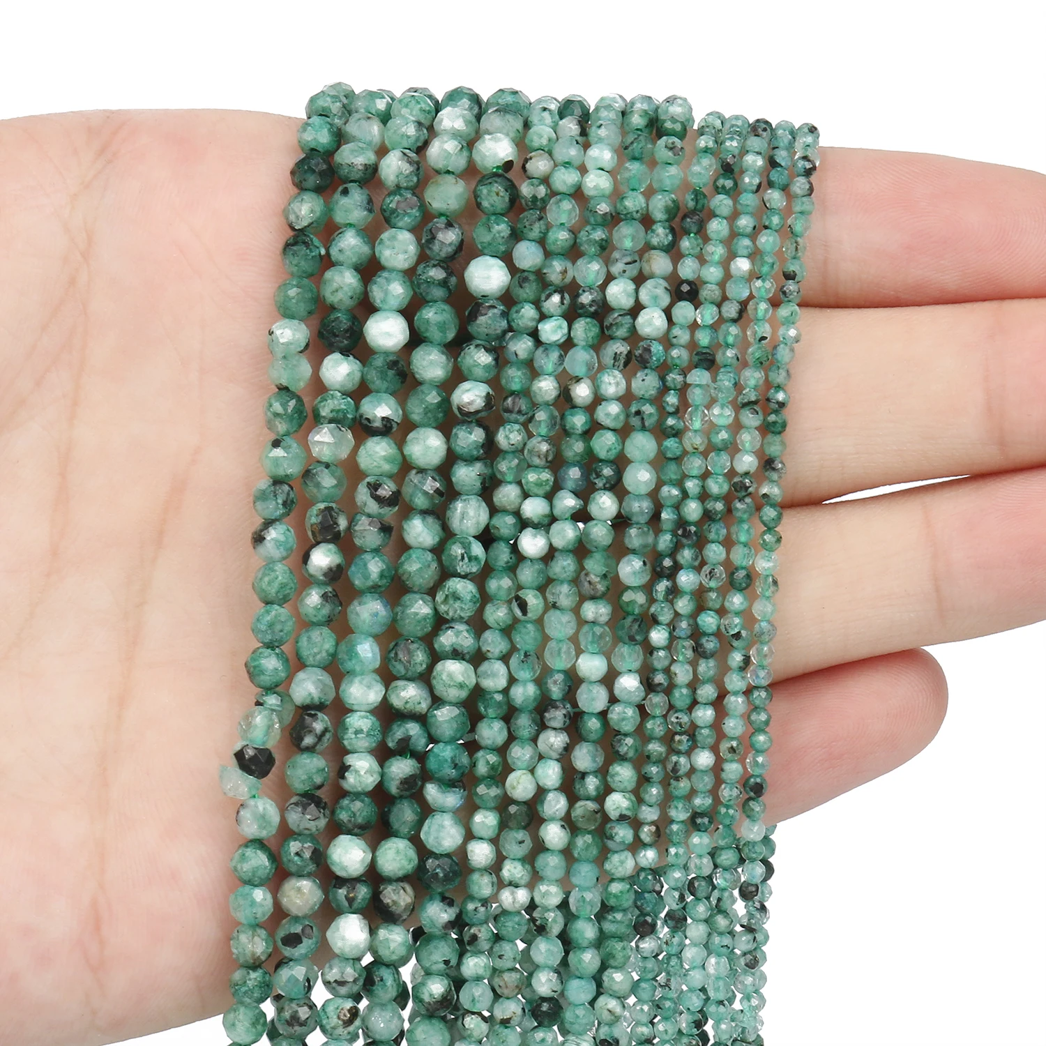 2/3/4mm Natural Stone Beads Faceted Green Labradorite Tiny Loose Spacer Beads for Jewelry Making DIY Bracelet Accessories 15inch
2/3/4mm Natural Stone Beads Faceted Green Labradorite Tiny Loose Spacer Beads for Jewelry Making DIY Bracelet Accessories 15inch