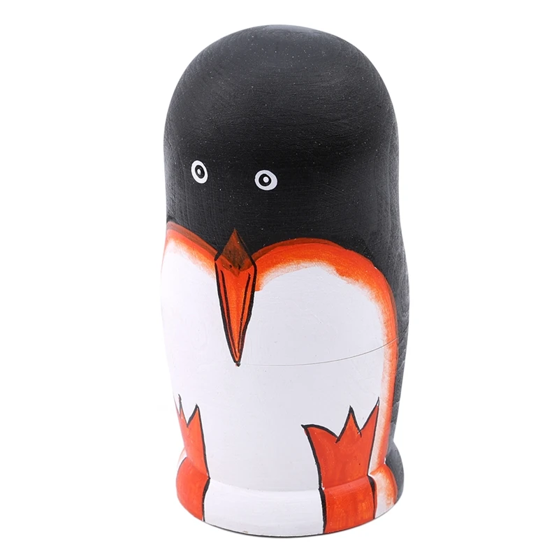 5 Layers Nesting Dolls Matryoshka Toy Wood Penguin Hand-painted Russian Doll Home Decor Kids Gift
5 Layers Nesting Dolls Matryoshka Toy Wood Penguin Hand-painted Russian Doll Home Decor Kids Gift