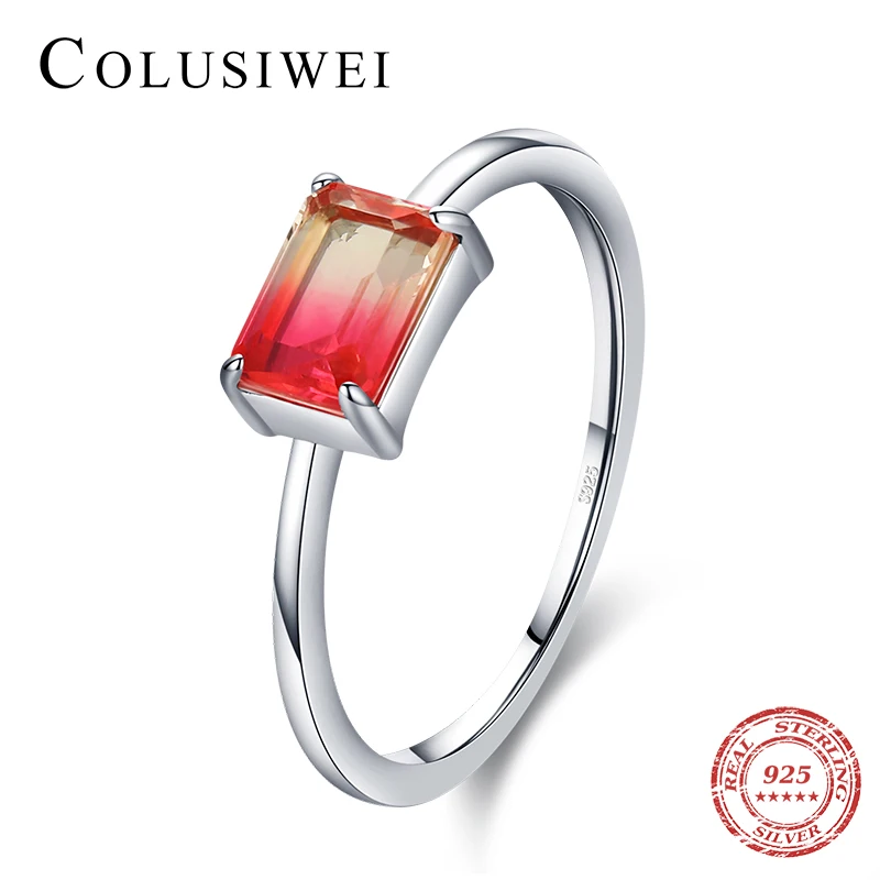 Colusiwei Rectangle Emerald Cut Ring For Women 925 Sterling Silver Luxury Tourmaline Finger Rings Fashion Anniversary Jewelry
Colusiwei Rectangle Emerald Cut Ring For Women 925 Sterling Silver Luxury Tourmaline Finger Rings Fashion Anniversary Jewelry