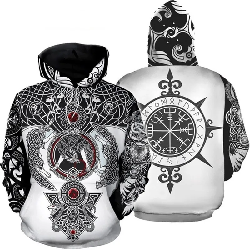 Fashion Men hoodies Viking Tattoo 3D Printed Unisex Hoodie streetwear Casual Hooded Sweatshirt Sportswear
Fashion Men hoodies Viking Tattoo 3D Printed Unisex Hoodie streetwear Casual Hooded Sweatshirt Sportswear