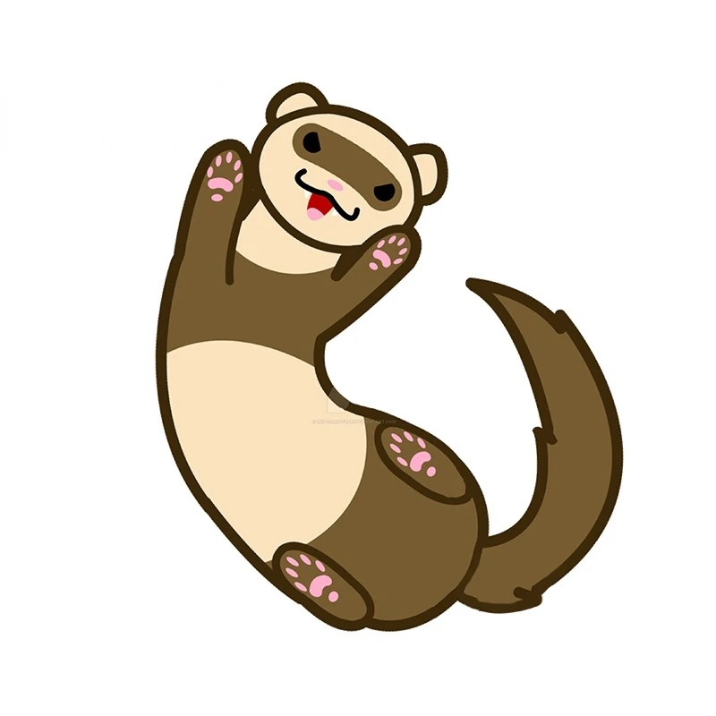 A-1310 Creativity Ferrets Modeling Personality Stickers PVC Fashion Auto Window Bumper Sunscreen Waterproof Self-adhesive Decals
A-1310 Creativity Ferrets Modeling Personality Stickers PVC Fashion Auto Window Bumper Sunscreen Waterproof Self-adhesive Decals