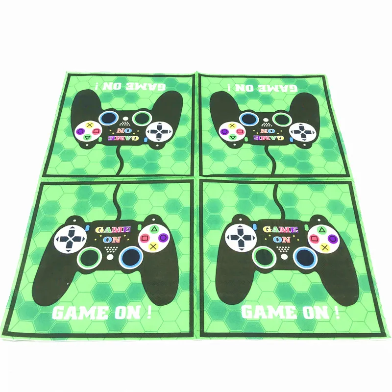 Gamepad Disposable Tablewares Set Video Game Controller Napkins Paper Cups Plates Kids Birthday Baby Shower Decorations Supplies
Gamepad Disposable Tablewares Set Video Game Controller Napkins Paper Cups Plates Kids Birthday Baby Shower Decorations Supplies