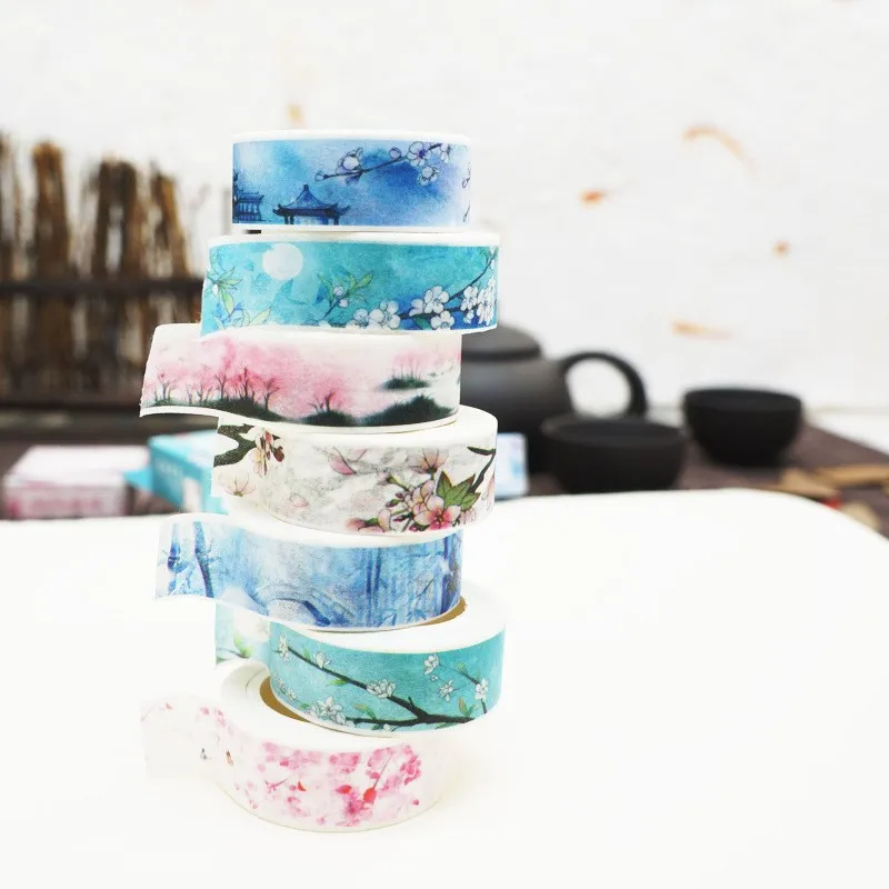 15 мм * 7 м цветок падает удар декоративная лента Washi DIY Скрапбукинг малярный скотч студентов наклейки из бумаги васи школьные канцелярские пр...
15 мм * 7 м цветок падает удар декоративная лента Washi DIY Скрапбукинг малярный скотч студентов наклейки из бумаги васи школьные канцелярские пр...