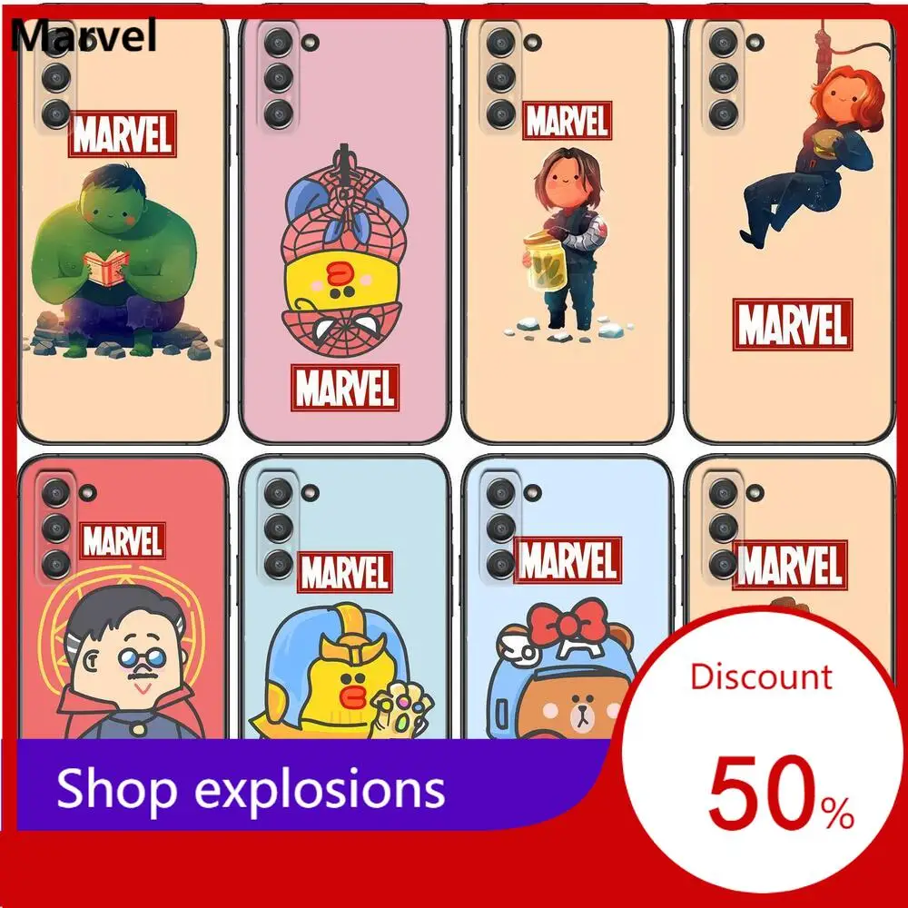 Genuine Marvel Avengers Phone cover hull For SamSung Galaxy S8 S9 S10E S20 S21 S5 S30 Plus S20 fe 5G Lite Ultra black soft case
Genuine Marvel Avengers Phone cover hull For SamSung Galaxy S8 S9 S10E S20 S21 S5 S30 Plus S20 fe 5G Lite Ultra black soft case