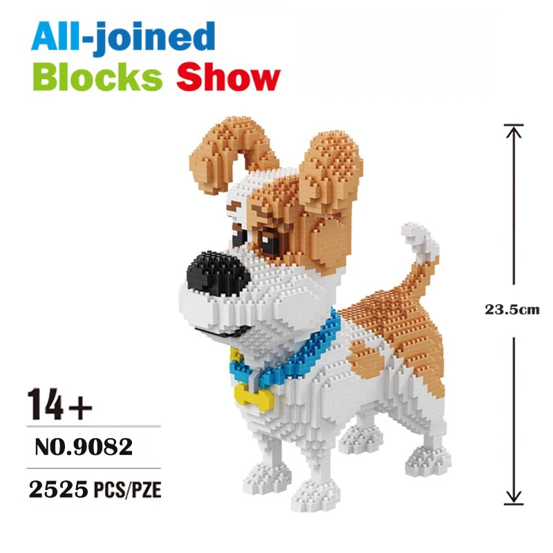 2525pcs Cartoon Mike Dog Animal Model Diamond Building Block Anime Puppy 3D Small Particle Assembled Brick Toy Children's Gift
2525pcs Cartoon Mike Dog Animal Model Diamond Building Block Anime Puppy 3D Small Particle Assembled Brick Toy Children's Gift