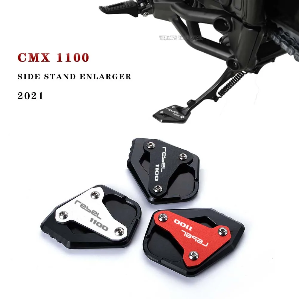 

Side Stand Enlarger Motorcycle CM1100 Kickstand CNC Enlarge Extension FOR HONDA REBEL CMX1100 CM CMX 1100 2021