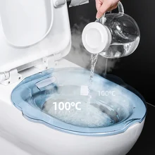 Domestic Toilet Bidet High Quality Transparent Cleaning Basin For Pregnant Women Elderly Private Parts Necessary Cleaning Pot